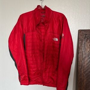 The North Face Men's Red and Black Performance Jacket. Flawed